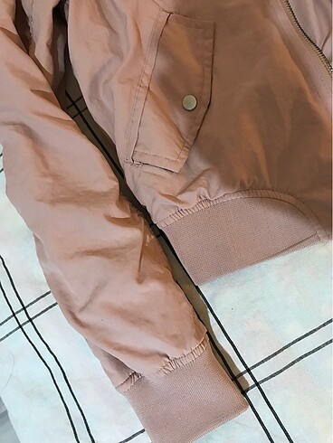 xs Beden pembe Renk Bomber ceket