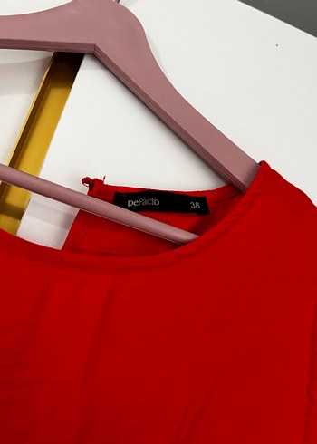 DeFacto Narçiçeği Yazlık İnce Kumaş Tiril Tiril Elbise - Görsel 3