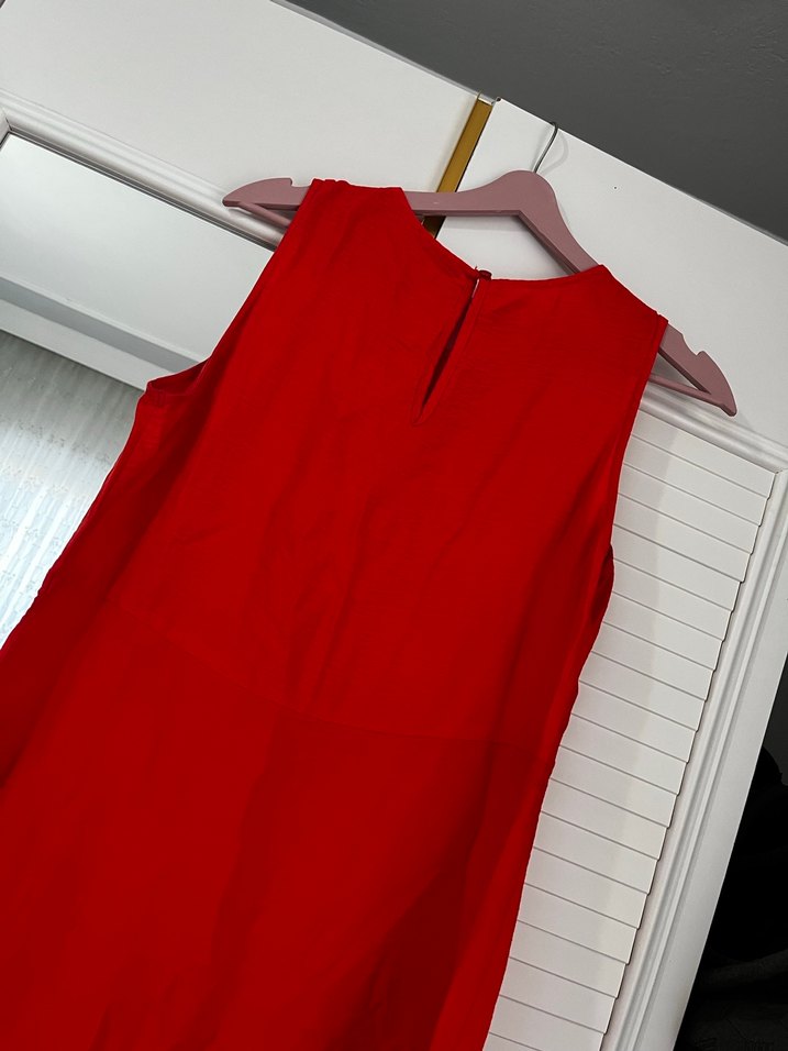 DeFacto Narçiçeği Yazlık İnce Kumaş Tiril Tiril Elbise - Görsel 4