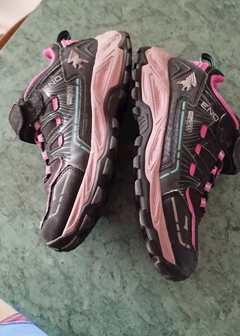 Kız Çocuk Siyah-Pembe Biker Spor Ayakkabı - Görsel 4