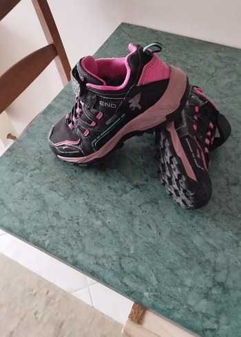 Kız Çocuk Siyah-Pembe Biker Spor Ayakkabı - Görsel 5