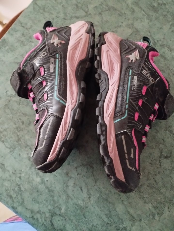 Kız Çocuk Siyah-Pembe Biker Spor Ayakkabı - Görsel 4