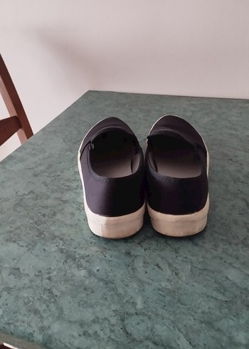 Siyah Kadın Günlük Düz Taban Spor Ayakkabı - Görsel 3