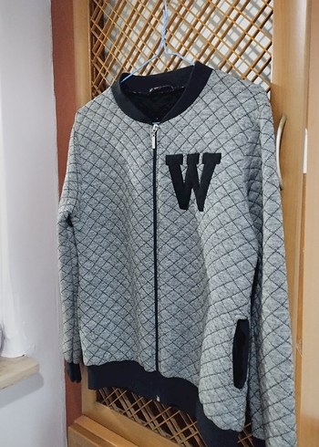 Gri Uzun Kollu Kadın Yün Ceket - Görsel 2