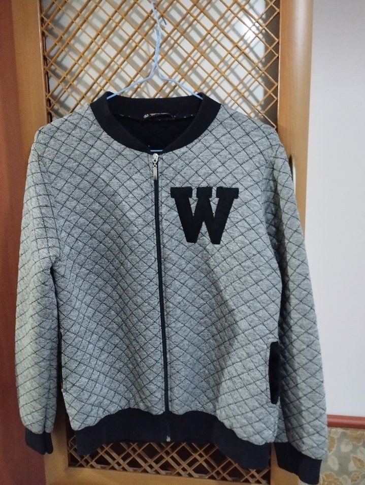 Gri Uzun Kollu Kadın Yün Ceket - Görsel 3