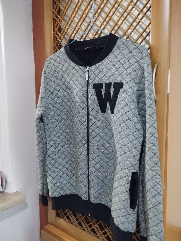 Gri Uzun Kollu Kadın Yün Ceket - Görsel 2