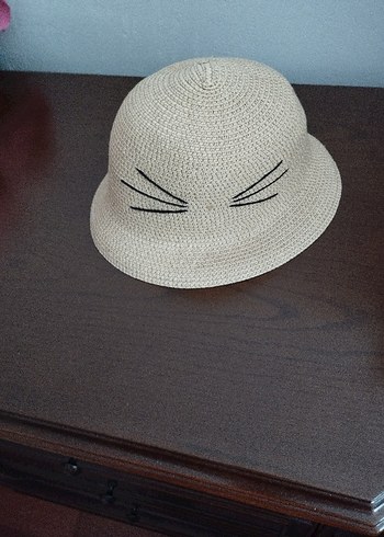 Miniso Bej Örgü çocuk Şapka