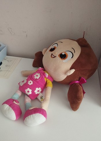 Beden Renk Renkli Çiçekli Peluş Oyuncak Bebek
