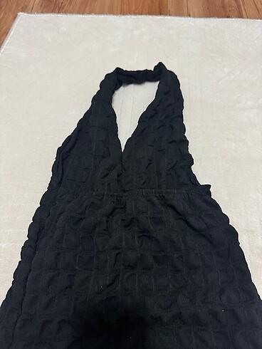 Zara Siyah dekolteli crop