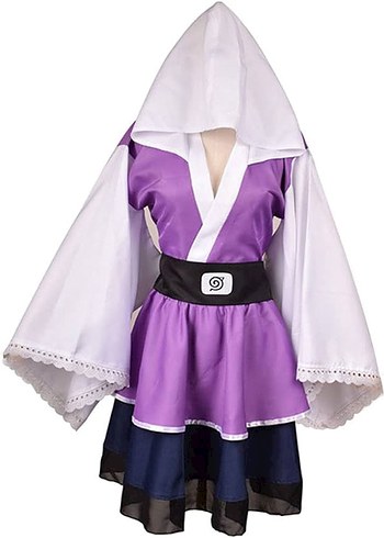 Mor Uzun Kollu Salaş Kimono - Görsel 2