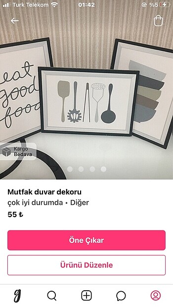 Diğer Mutfak duvar dekoru