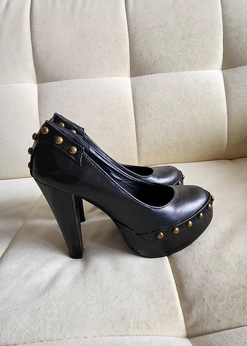 Zımbalı Platform Kadın Ayakkabı - Görsel 2