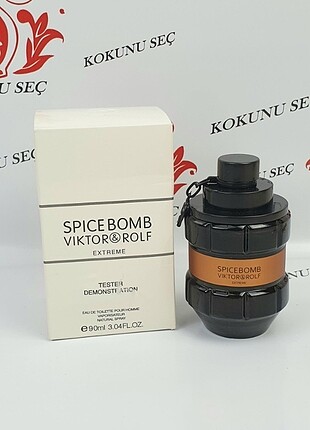 viktor rolf spicebomb extreme 90 ml erkek tester Parfüm 