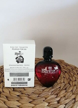 Paco rabanne Black xs 80 ml Bayan Tester Parfüm 