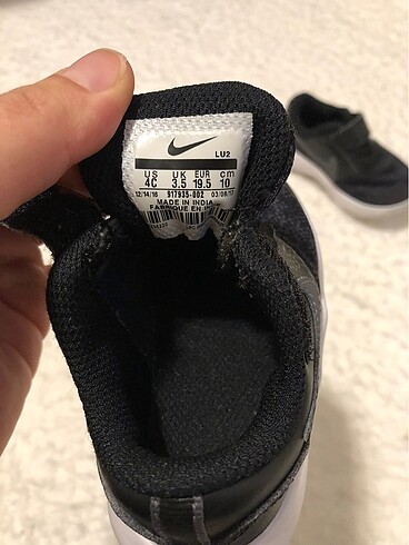 19 Beden Nike erkek bebek spor ayakkabi
