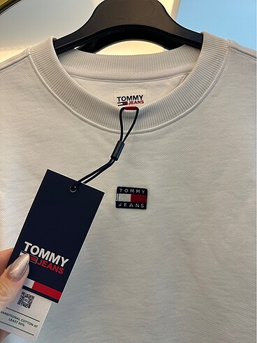 Tommy Hilfiger Tommy Hilfiger Beyaz Sweatshırt