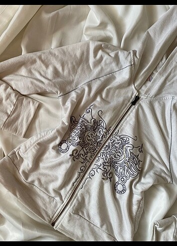 y2k vintage fermuarli hirka
