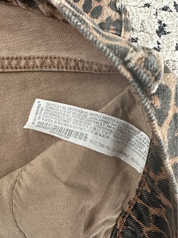 36 Beden Zara leopar desen jean