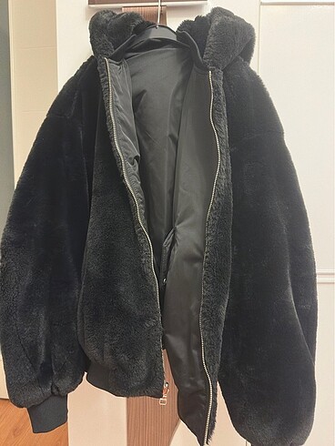 Zara çift taraflı bomber ceket