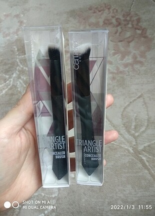 İkili concealer makyaj fırçası