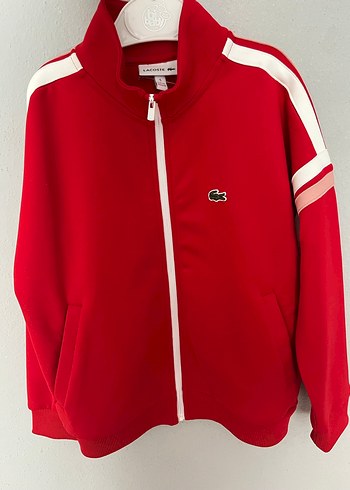 Erkek Çocuk Kırmızı Fermuarlı Sweatshirt