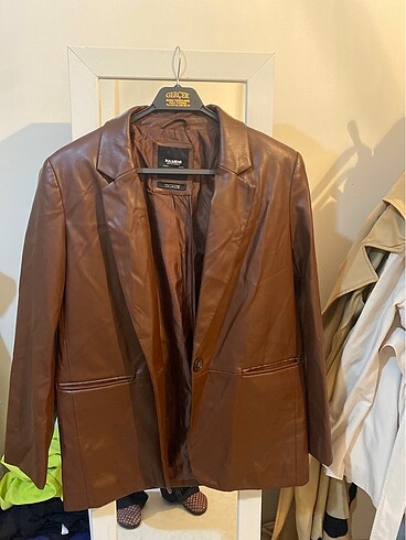 38 Beden kahverengi Renk Pull bear ceket