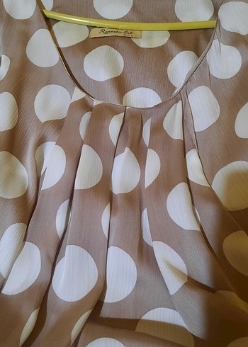 Puantiye Desenli Bej  abiye mini cepli - Görsel 13