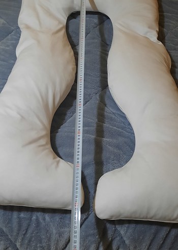 Beyaz Gri Emzirme ve Hamile Yastığı - Görsel 5