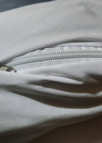 Beyaz Gri Emzirme ve Hamile Yastığı - Görsel 7