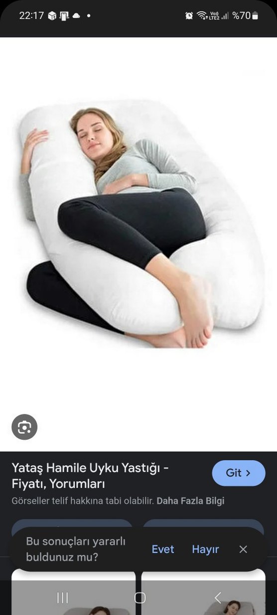 Beyaz Gri Emzirme ve Hamile Yastığı - Görsel 2