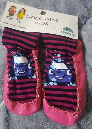 Kız Çocuk Kırmızı Örgü Sıcak Ev ayakkabısı - Görsel 2