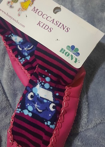 Kız Çocuk Kırmızı Örgü Sıcak Ev ayakkabısı - Görsel 8