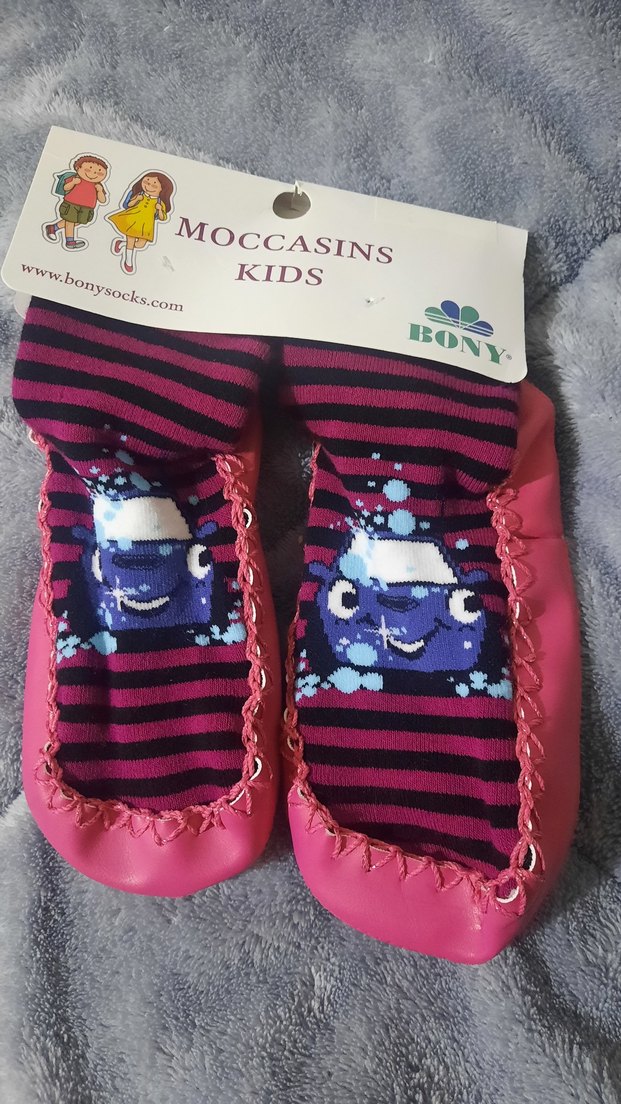 Kız Çocuk Kırmızı Örgü Sıcak Ev ayakkabısı - Görsel 2