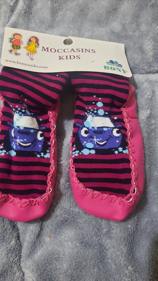 Kız Çocuk Kırmızı Örgü Sıcak Ev ayakkabısı - Görsel 3