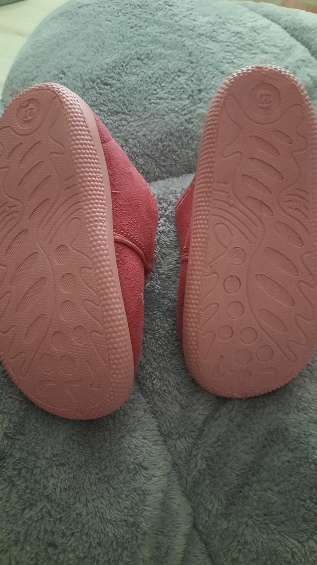 Kız Çocuk Pembe Nakışlı Sıcak Terlikler - Görsel 3