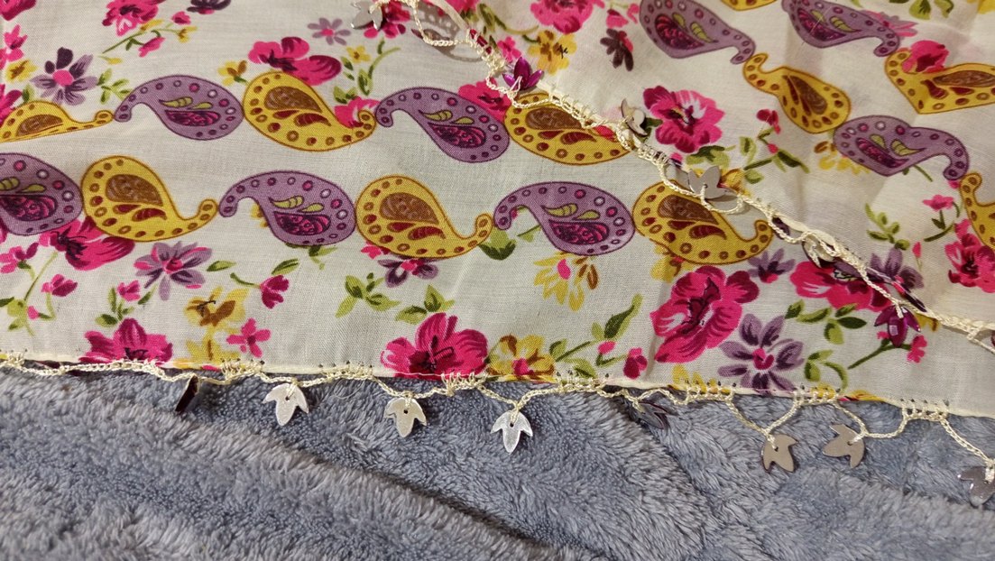 Çeyizlik oyalı tülbent - Görsel 4