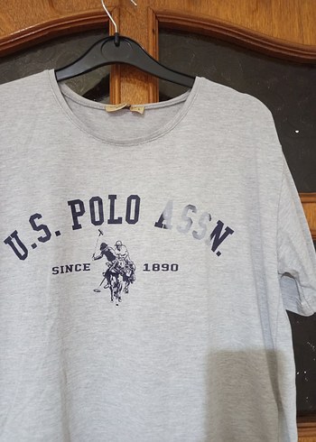 Gri Baskılı Erkek Kısa Kollu Polo Tişört - Görsel 5