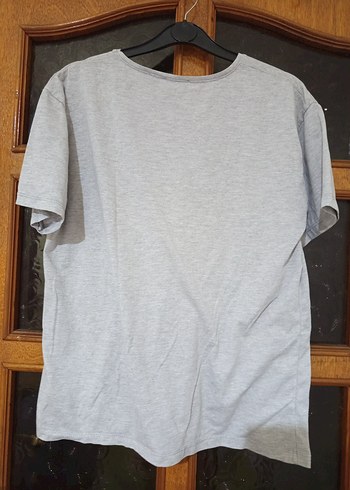 Gri Baskılı Erkek Kısa Kollu Polo Tişört - Görsel 2