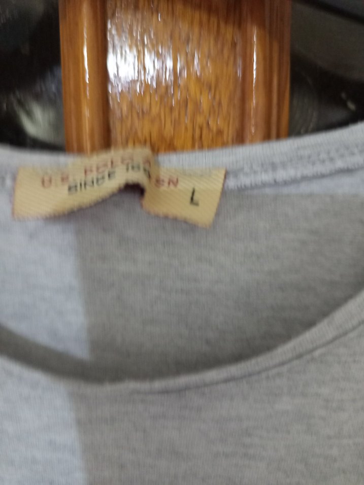 Gri Baskılı Erkek Kısa Kollu Polo Tişört - Görsel 3