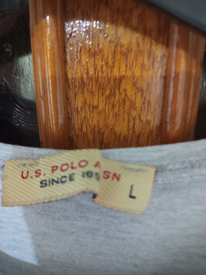 Gri Baskılı Erkek Kısa Kollu Polo Tişört - Görsel 4