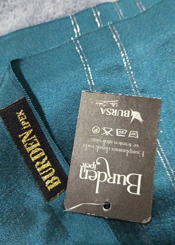 Parlak Turkuaz Kadın  ipek şal - Görsel 2