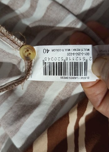 Kahverengi Zebra Desenli Uzun Bohem Elbise - Görsel 11