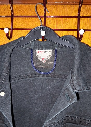 Düğmeli Siyah Kot Ceket - Görsel 2