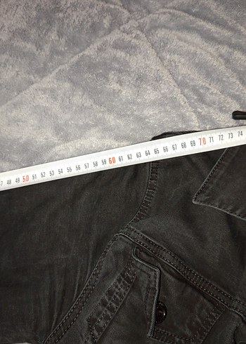 Düğmeli Siyah Kot Ceket - Görsel 5