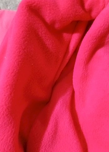 Kız Çocuk Pembe Kapüşonlu Fermuarlı mont - Görsel 8