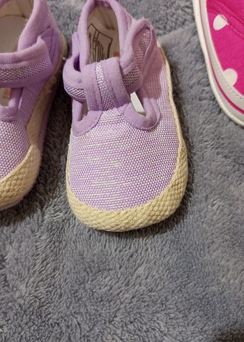 Kız Bebek İlk Adım Ayakkabısı Pembe Velcro - Görsel 4