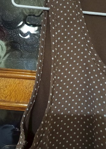 Bej Pileli Midi Elbise - Görsel 4