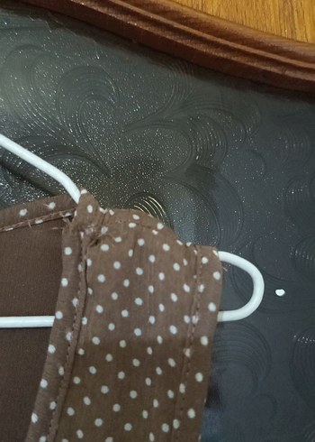 Bej Pileli Midi Elbise - Görsel 5