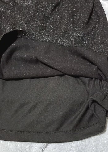 Siyah V Yaka Uzun Kadın Gece Elbisesi - Görsel 13