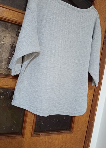 Gri Baskılı Tişört simli - Görsel 8